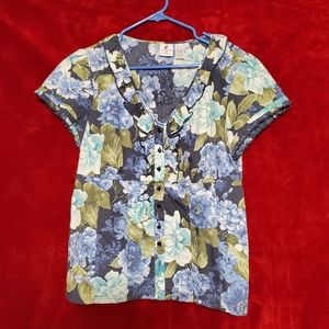 Floral Blouse Size Large